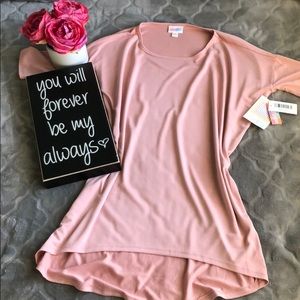 Lularoe Irma XXS top in blush.  NWT.
